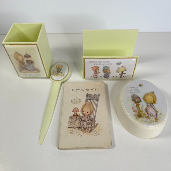 Precious Moments Desk Set - Picture 1 of 9